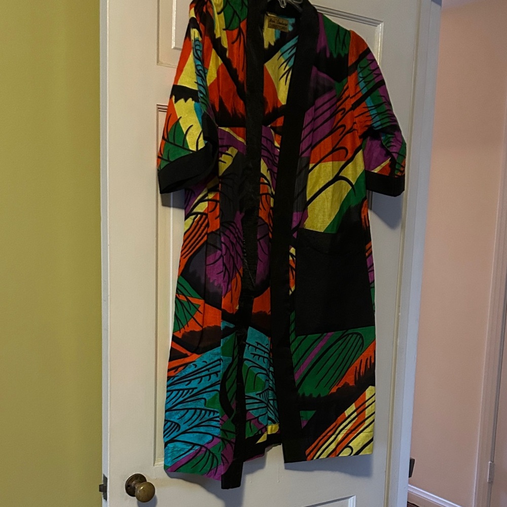 Vibrant Multicolor Women's robe